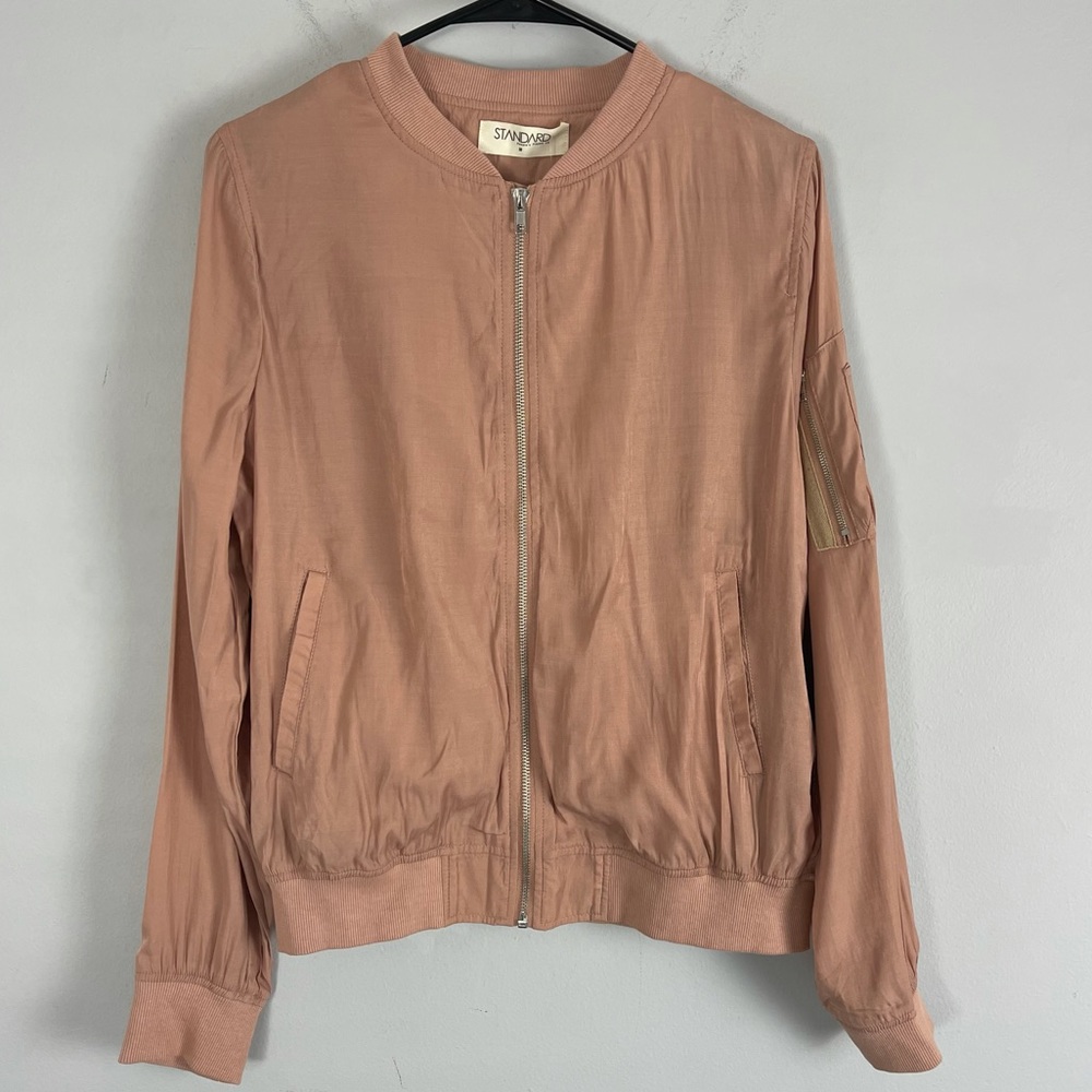 NWT Standard People’s Project blush bomber jacket